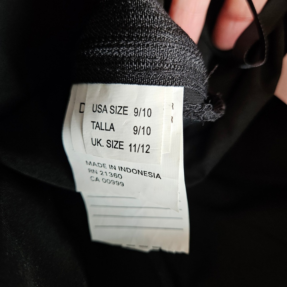 Mori Lee Black Strapless Gown Dress Rhinestone 9/10 Prom Concert Bridesmaid - Picture 10 of 15